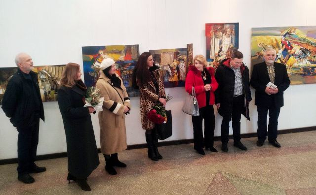 Михайло Кузів із колективом Факультету Мистецтв ТНПУ ім. В. Гнатюка